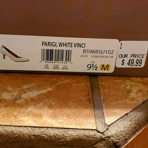 Lifestride Parigi, white Vinci's heels